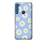 Daisy Flowers Pattern Case Cover For Motorola One Fusion+