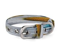 Daisy Flowers Pet Collar, Adjustable Dog Collars with Buckle Stainless Steel D-Ring, Comfortable Collar for Small Medium Dogs and Cats