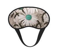 Daisy Flowers Print Sleep Mask for Side Sleepers Cute Blackout Eye Mask Shades Cover for Home or Travel