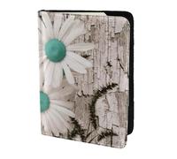 Daisy Flowers Printing Passport Holder, Travel Essentials,Card And Passport Anti Theft Wallet,Sized To Fit All Standard Passports