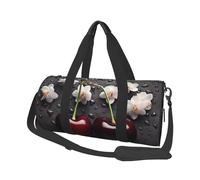 Daisy Heart Love Romance Round Travel Duffel Bag - Large Capacity Durable Carry-On Bag for Vacation, Gym, Short Trips