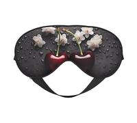 Daisy Heart Love Romance Sleep Mask for Women & Men - Double-Sided Eye Mask with Adjustable Strap, Soft Silky Feel, Light-Blocking & Breathable for Travel, Nap, Shift Work, Yoga