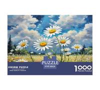 Daisy Jigsaw Puzzles Puzzle for Adults Kids. 1000 Pieces Whimsical Challenge Toy Educational Games Home Decoration for Adults& Kids Age 14 Years Up 38x26cm/1000pcs
