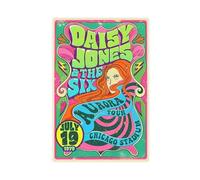 Daisy Jones & The Six Aurora Tour Chicago Stadium Wall Art Deco Poster Canvas Poster Wall Art Decor Print Picture Paintings for Living Room Bedroom Decoration 12x18inch(30x45cm)