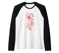 Daisy Jones & the Six - Vintage Red Illustration Raglan Baseball Tee