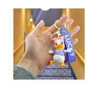 (Daisy) Keychain Adorable Mickey Minnie Donald Duck Rubber Cartoon Bag Ornament