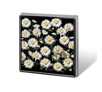 Daisy Lapel Pin for Men Brooches And Pins for Women Square Metal Badge for Shirts, Jackets, Hats | Durable Fashion Accessory & Gift for Men, Women, Events