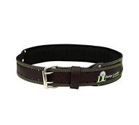 Daisy Leather Tool Belt 2.5” Inches with Back Support of High-Density Foam, Premium Grain Leather X-Large 32-Inch to 48-Inch (Chocolate)