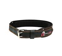 Daisy Leather Tool Belt 2.5” Inches with Back Support of High-Density Foam, Premium Grain Leather X-Large 32-Inch to 48-Inch (Black Belt)