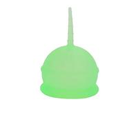 Daisy Low Cervix Menstrual Cup, Size Large, Green
