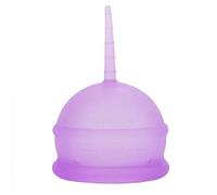 Daisy Low Cervix Menstrual Cup, Size Large, Purple