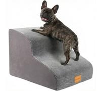 Daisy & Max Dog Steps 2 Step For Bed & Sofa, Foam Dog Stairs, Anti Slip Pet Stairs, Ladder Ramp With Removable Cover, Pet Steps