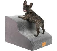 Daisy & Max Dog Steps 2 Step for Bed & Sofa - Soft Foam Pet Stairs with Non-Slip Base & Washable Removable Cover, Waterproof Dog Steps Ladder for Small Medium Large Dogs, Puppies, Cats & Senior Pets