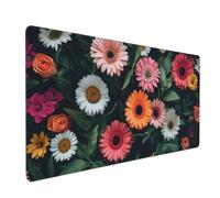 Daisy Mouse Mat 800x400 mm Large Mouse Pad Colorful Waterproof Desk Mat with Non-Slip Rubber Base, Smooth Surface to Improve Precision and Speed, xxl Gaming Mousepad for Computer, PC, Laptop 2S-523