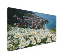 Daisy Mouse Mat 900x400 mm Large Mouse Pad Ocean Waterproof Desk Mat with Non-Slip Rubber Base, Smooth Surface to Improve Precision and Speed, xxl Gaming Mousepad for Computer, PC, Laptop 2S-636