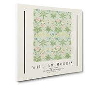 Daisy Pattern Vol.2 By William Morris Canvas Print | Gallery Wrapped 30mm Frame Wall Art | 14x14 inches | Ready to Hang | Classic Floral Picture | Living Room Bedroom Lounge Office