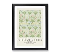 Daisy Pattern Vol.2 By William Morris Exhibition Museum Painting Framed Print | A2 Black Framed Wall Art | Ready to Hang | Modern Floral Picture | Living Room Bedroom Lounge Office