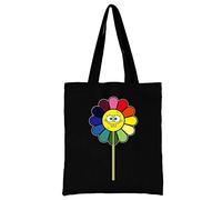 Daisy Printed Canvas reusable grocery bags, Foldable Casual Travel HandBag, Shoulder Beach Tote Bags, Shopper bag eco friendly super strong washable Storage bags Shopping bag Canvas bag for Women