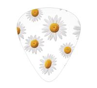 daisy Printed pick set - 12 pieces, thin, medium and thick guitar picks, suitable for guitar, bass, electric guitar and ukulele