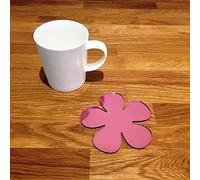 Daisy Shaped Coaster Set by Super Cool Creations, Pink - Set of 4
