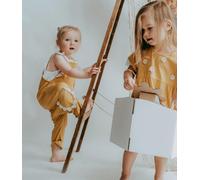Daisy Style Textured Jersey Playsuit Lilly + Sid Yellow 5-6 Years