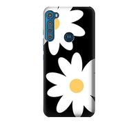Daisy White Flowers Case Cover For Motorola One Fusion+