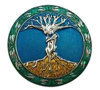 Daisybaby Celtic Tree Of Life Roots Branches Round Belt Buckle for Men Women