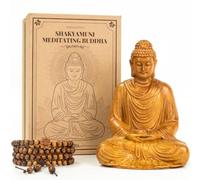 DAISYCRAFTVN Buddha Statue Indoor Meditation Accessories, Zen Decor, Spiritual Decor, Small Buddha Statue, Yoga Gift for Women and Men, Religious Statues Indoor