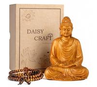 DAISYCRAFTVN Buddha Statues for Home Decor, Meditation Accessories, Zen Decor, Spiritual Decor, Small Buddha Statue, Yoga Gift for Women and Men, Religious Statues Indoor