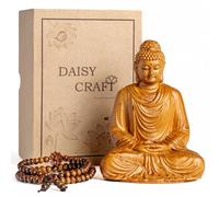DAISYCRAFTVN Buddha Statues for Home Decor, Meditation Accessories, Zen Decor, Spiritual Decor, Small Buddha Statue, Yoga Gift for Women and Men, Religious Statues Indoor