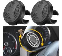 DaisyInner 2 Pieces Steering Wheel Knob Spinner Suicides Knob for Steering Wheel 360 Degrees Rotation Tractors Speed Knob Steering Wheel Accessories for Cars, Trucks, Tractors, Boats, Golf Carts