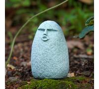 Daisylily Funny Stone Face Statue Figurine, Primitive Man Statue Outdoor Sculpture Decor, Stone Carving Face Garden Decor Home Decoration Fish Tank Ornament - Stoneman A