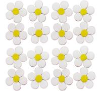 DAISY'S 16pcs Spring/Summer Fondant Sugar Flowers Cupcake/Cake Toppings Decorations