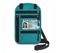 DAITET Travel Neck Wallet with RFID Blocking for Women & Men, Passport Holder, Anti-Theft Slim Neck Pouch(Mint Green)