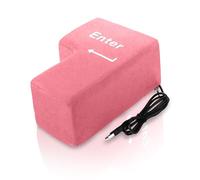 Daity Big Enter Button Multifunction Enter Button Pillow with Data Input Keys USB Anti-Stress Pillow for Office, Home and Business Travel