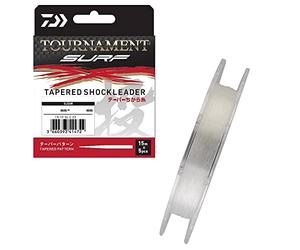 Daiwa Bas de ligne Arrache Tournament Tapered Shock Leader - 15m - D.0.23-0.62mm - Translucent - TNTPSLC2362