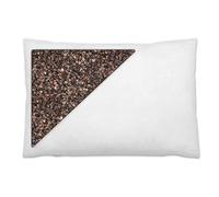 Daiwa Felicity Organic Buckwheat Pillow for Sleeping with Pillow Case - Sobakawa Japanese Hull Pillows with Premium Buckwheat Hulls - Cooling & Breathable with Neck Support for Any Sleeping Position