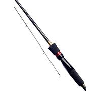 DAIWA Gekkabijin LRF 7'4" / 0.5-7g / 2pc Spinning Fishing Rod - Black, High Tension, Light Line, 7 Feet Length