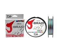 Daiwa J-Braid 8 Braid 300 m Multicoloured Braided Fishing Line