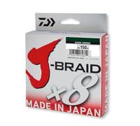 Daiwa J-Braid 8 Braid 300m dark green - Round braided fishing line