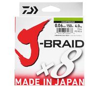 Daiwa J-Braid x8 150m - 20lb 0.16mm 150m Chartreuse