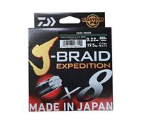 Daiwa J-Braid Expedition X8 Dark Green 300m - 0.24mm 49lb/22.2kg