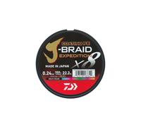 DAIWA J-Braid Expedition X8E, 0.16mm, 9.8kg/21.6lbs, 300m, Multi-Color, Braided Fishing Line, 12552-116