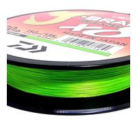 Daiwa J-Braid Grand X8E 0.18mm, 12.5kg/28.0lbs, 135m Chartreuse, Braided Fishing Line, 127697-018