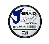 Daiwa J-Braid X4 Braid | 135m, 270m, 300m | Green or Multi | All Sizes