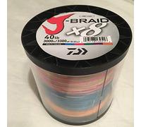 Daiwa J-Braid X8 0.28mm, 26,5kg/58lbs, 1500m multi colour - braided Fishing line