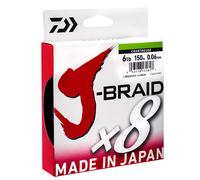Daiwa J-Braid X8 150m Braided Line - All Breaking Strains & Colours - Carp Line