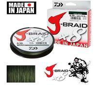 Daiwa J-braid 8 300 M Green 0.100 mm