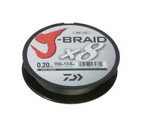 Daiwa J-Braid x8 500m - 40lb 0.24mm 500m Dark Green