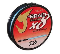 Daiwa, J-Braid x8 Grand Braided Line, 150 Yards, 30 lb Tested, 011" Diameter, Island Blue
